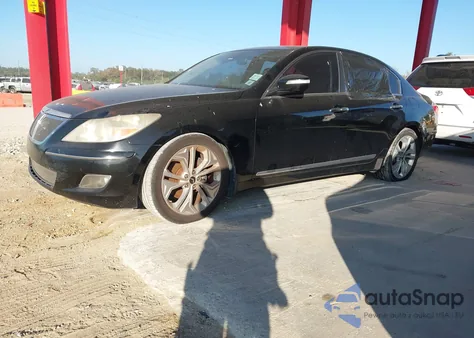 2009 Hyundai Genesis 4.6 z USA, uszkodzony, nr VIN KMHGC46FX9U058854